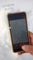 Test du Blackview BV6300 pro dans les premières neiges d'automne!