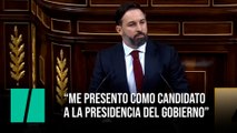 Abascal: “Me presento como candidato  a la presidencia del Gobierno”