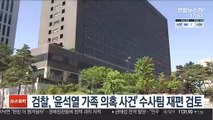 검찰, '윤석열 가족 의혹 사건' 수사팀 재편 검토