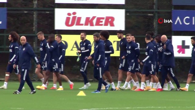 Fenerbahçe'de Perotti takımla birlikte çalıştı