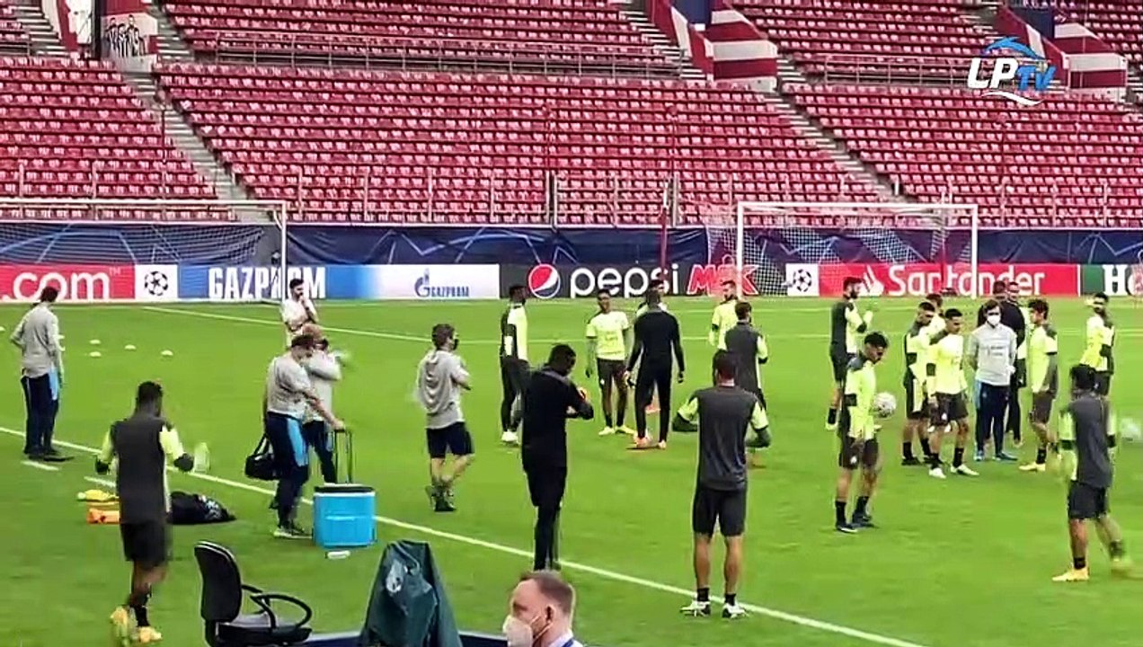 L'entraînement des Olympiens avant Olympiakos - OM