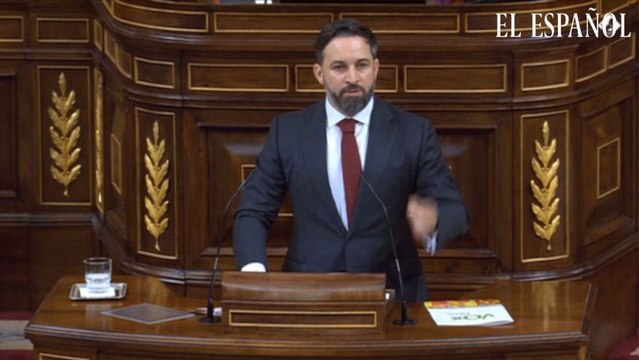Abascal: A los separatistas y golpistas, no se les debe considerar diputados españoles
