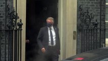 Boris Johnson departs 10 Downing Street ahead of PMQs