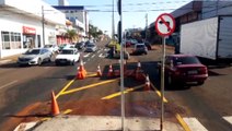 Condutores se adaptam com nova sinalização na Avenida Carlos Gomes