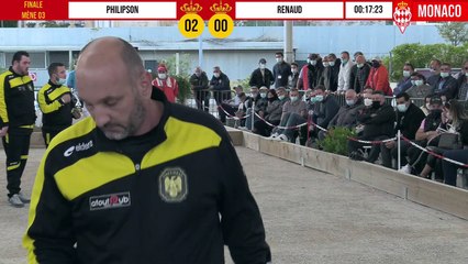 Finale PHILIPSON vs RENAUD International à pétanque de Monaco - Octobre 2020