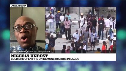 Lagos under curfew after soldiers open fire