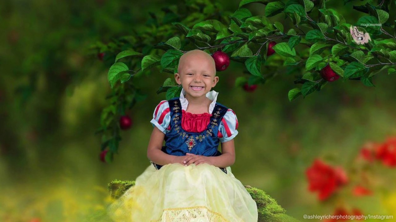 Une photographe offre un shooting magique à une petite fille atteinte d'un cancer