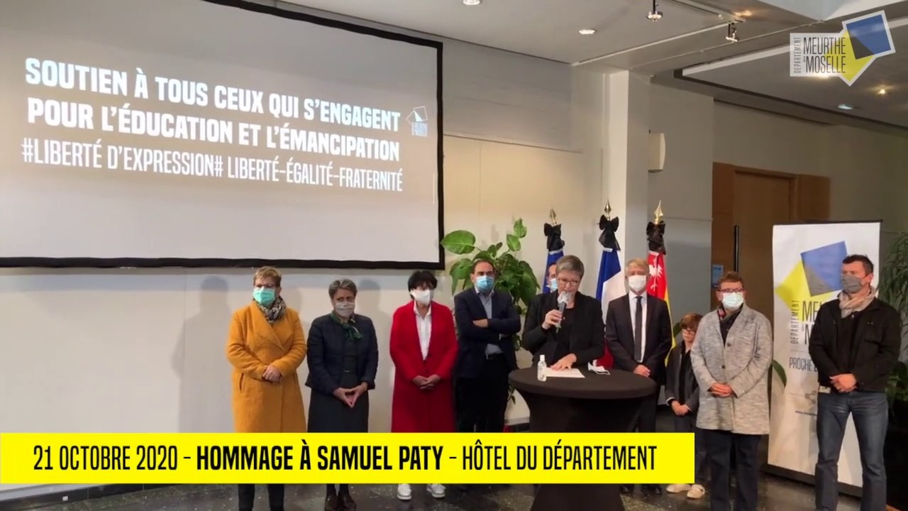 Hommage à Samuel Paty - Hôtel du Département