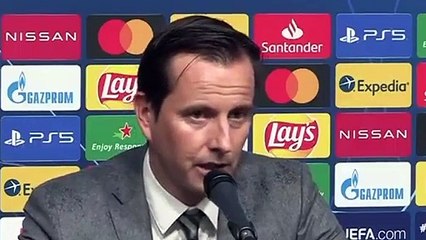 Football - Ligue des Champions - Julien Stéphan en conférence de presse après Rennes 1-1 Krasnodar