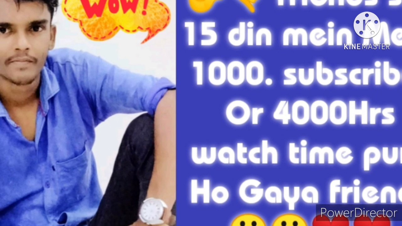 1000 subscribers 4000 hours watch time YouTube