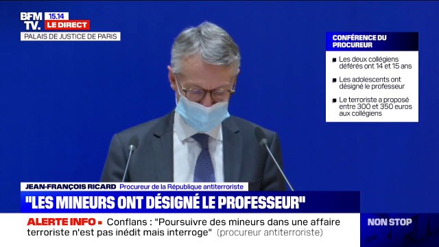 Procureur antiterroriste sur Conflans: Abdelhakim S. réfute toute responsabilité dans le passage à l'acte de l'assaillant