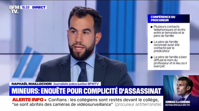 Conflans-Saint-Honorine: deux mineurs de 14 et 15 ans déférés pour complicité d'assassinat terroriste