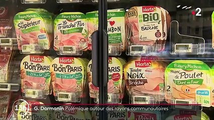 Gérald Darmanin : polémique après ses propos sur les rayons communautaires des supermarchés
