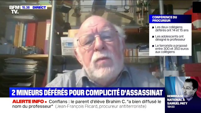 Jean-Pierre Rosenczveig, ancien président du tribunal pour enfants de Bobigny : Si ces jeunes ont été informés de ce qui pouvait se passer, à minima une agression, ils auraient commis une faute pénale