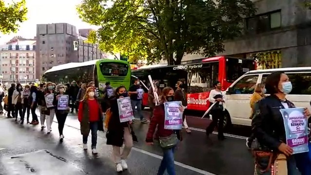 Trabajadores de comedores escolares califican el seguimiento de la huelga de muy elevado