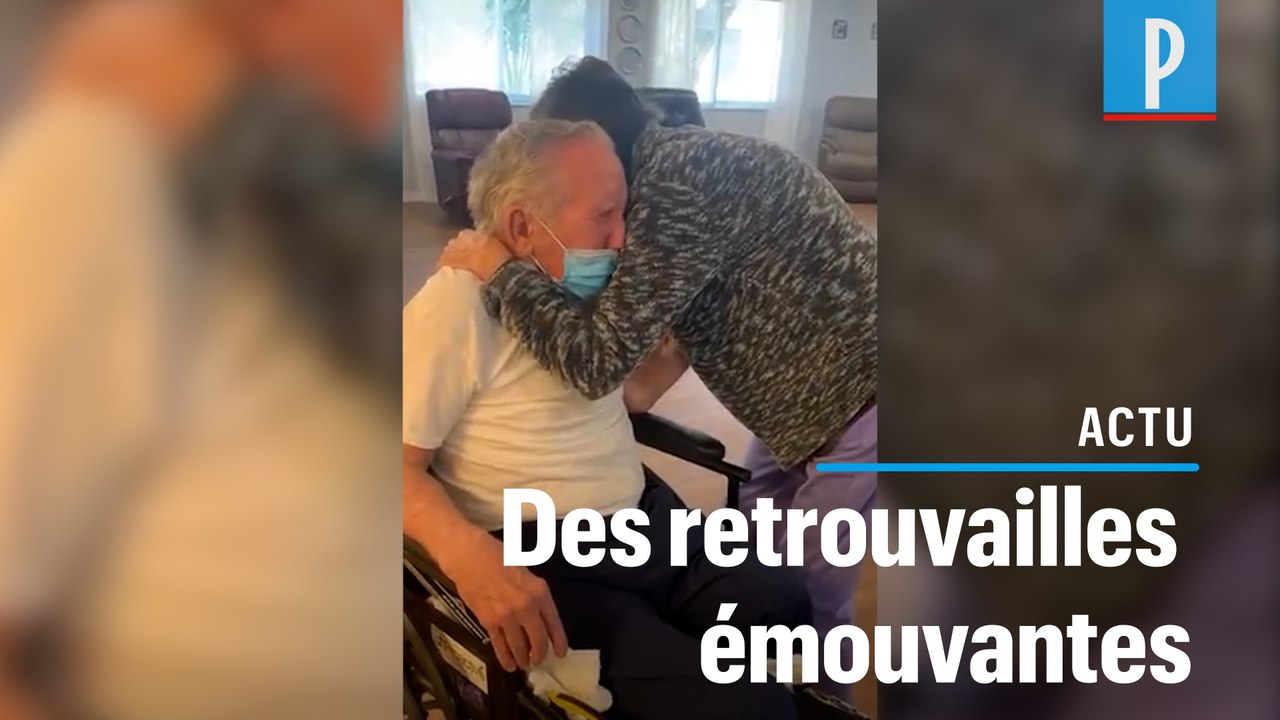 Coronavirus: un couple  d'octogénaires se revoient pour la première fois près sept mois de séparation