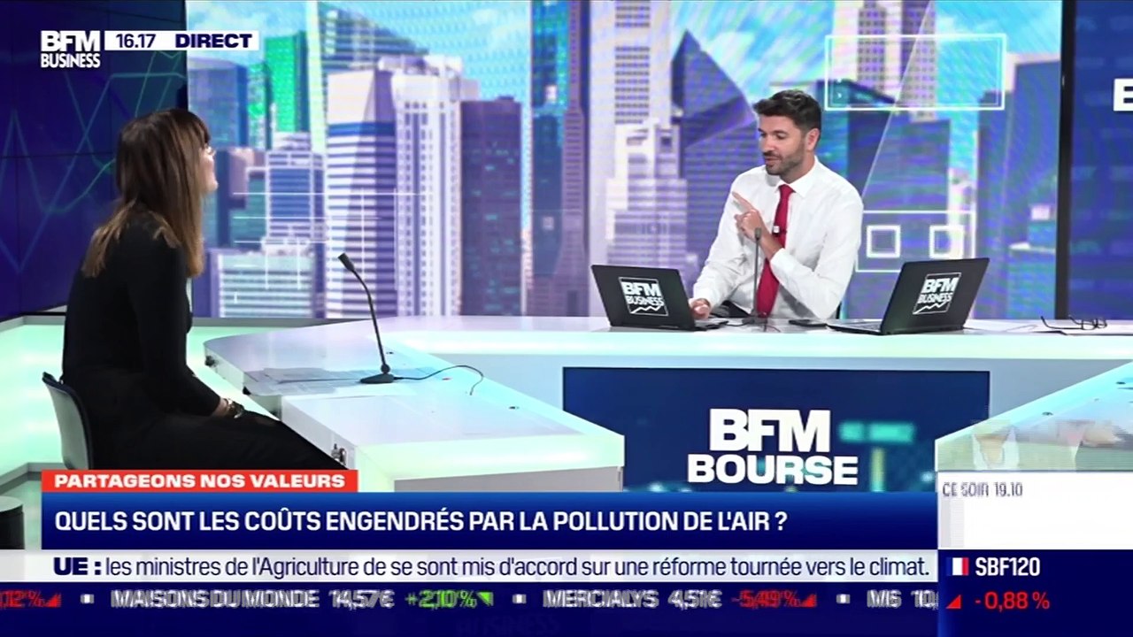 Partageons nos valeurs : Quels sont les coûts engendrés par la pollution de l'air ? Par Camille Dufetel - 21/10