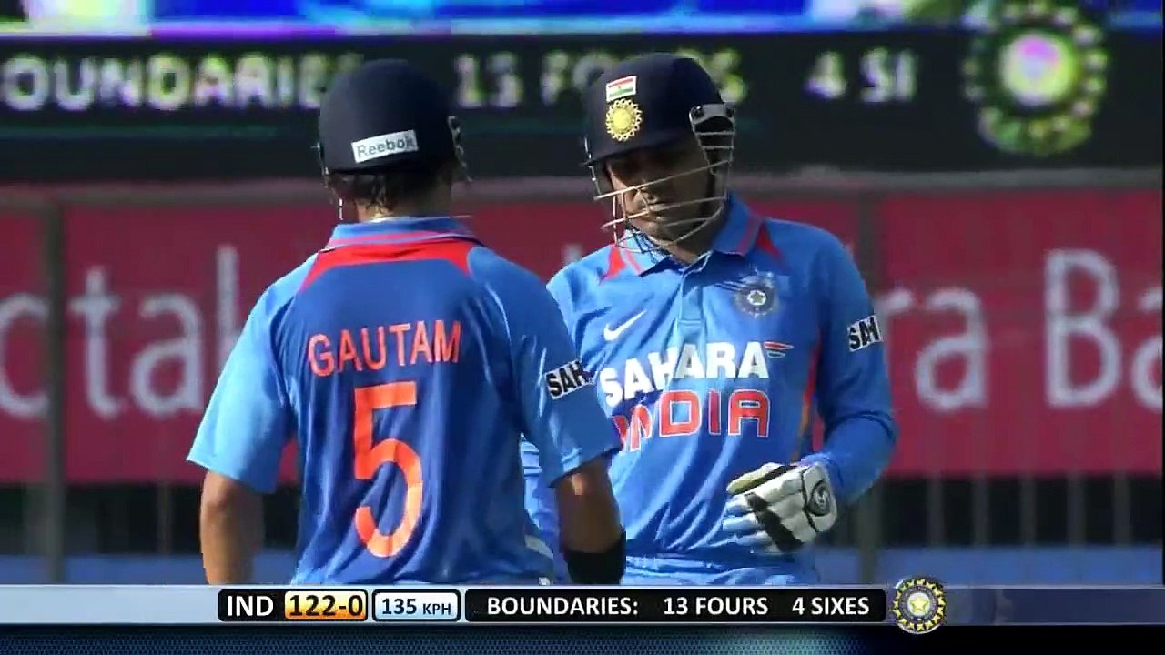 Virender Sehwag's highest individual Score 219 vs West Indies in one day international