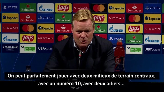 Koeman : nous recherchons les 11 meilleurs joueurs pour chaque match