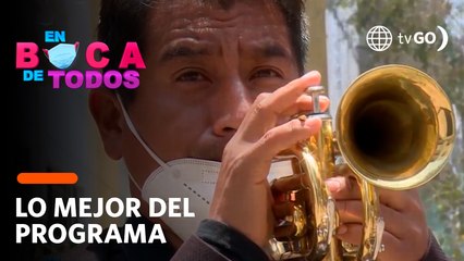 En Boca de Todos: Conoce a "Chispita", el trompetista que cautivó a Pedro Suárez Vértiz