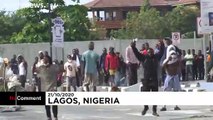 Protests continue in Lagos, Nigeria, over alleged police brutality