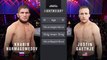 UFC 254: Khabib vs. Gaethje -  UFC Lightweight Title Match  - CPU Prediction - The Koalition