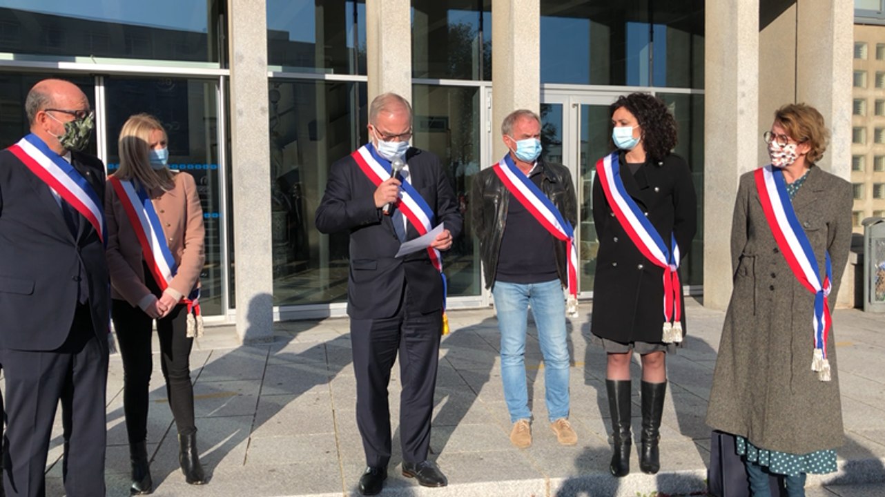 400 Lorientais rendent hommage à Samuel Paty