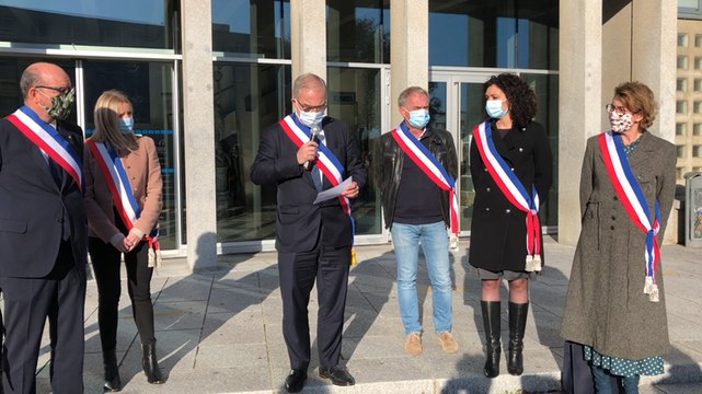 400 Lorientais rendent hommage à Samuel Paty