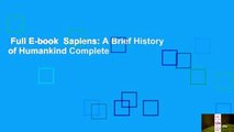 Full E-book  Sapiens: A Brief History of Humankind Complete