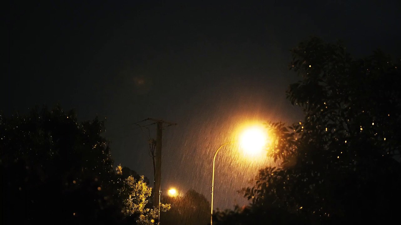 Raining