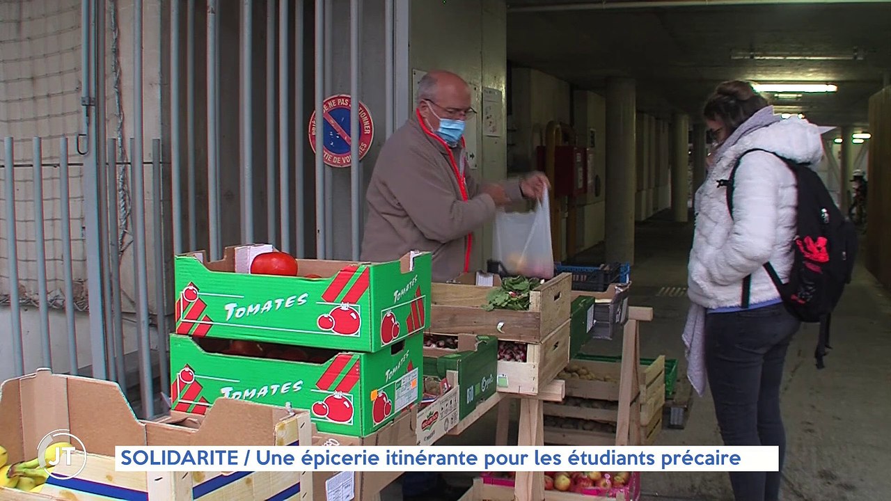 Le journal - 21/10/2020 - SOLIDARITÉ / Une épicerie itinérante pour les étudiants précaires.