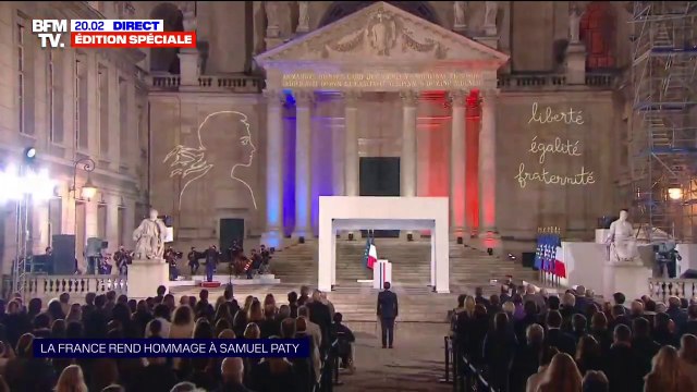 Hommage à Samuel Paty: la Marseillaise jouée par l’Orchestre à cordes de la Garde Républicaine