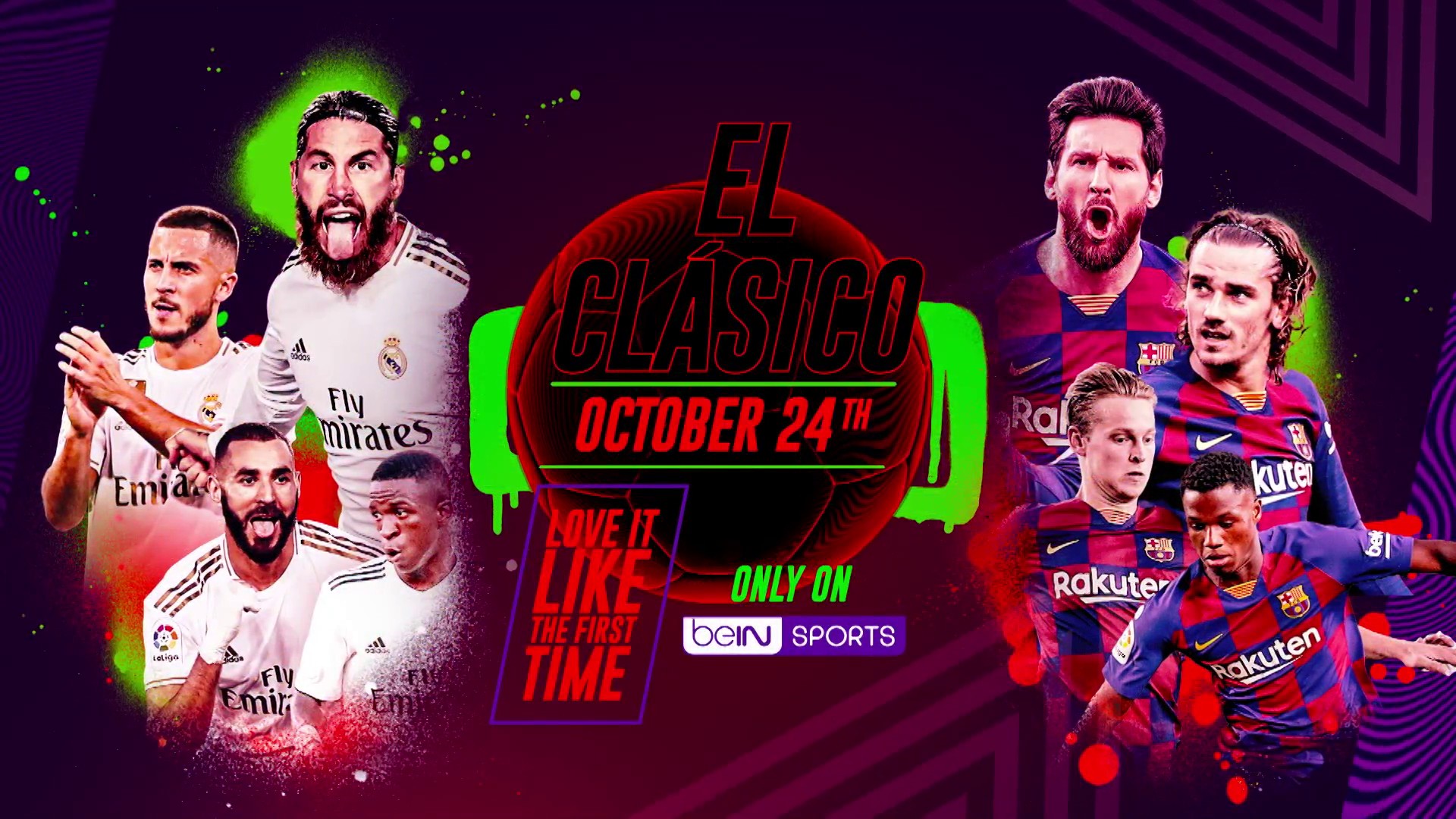 #ElClásico: Barcelona vs. Real Madrid - Saturday, Oct 24