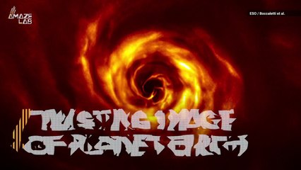 A Baby Planet Could Be Forming Inside this Turbulent 'Twist'