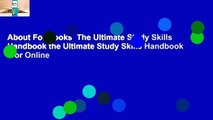 About For Books  The Ultimate Study Skills Handbook the Ultimate Study Skills Handbook  For Online