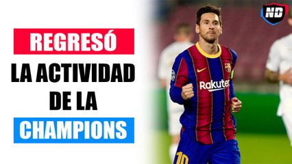 Gol de Messi con el Barcelona en Champions