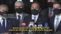 Gobernador de Sao Paulo urge a Bolsonaro a aceptar la vacuna china
