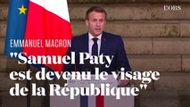 L'hommage d'Emmanuel Macron à Samuel Paty
