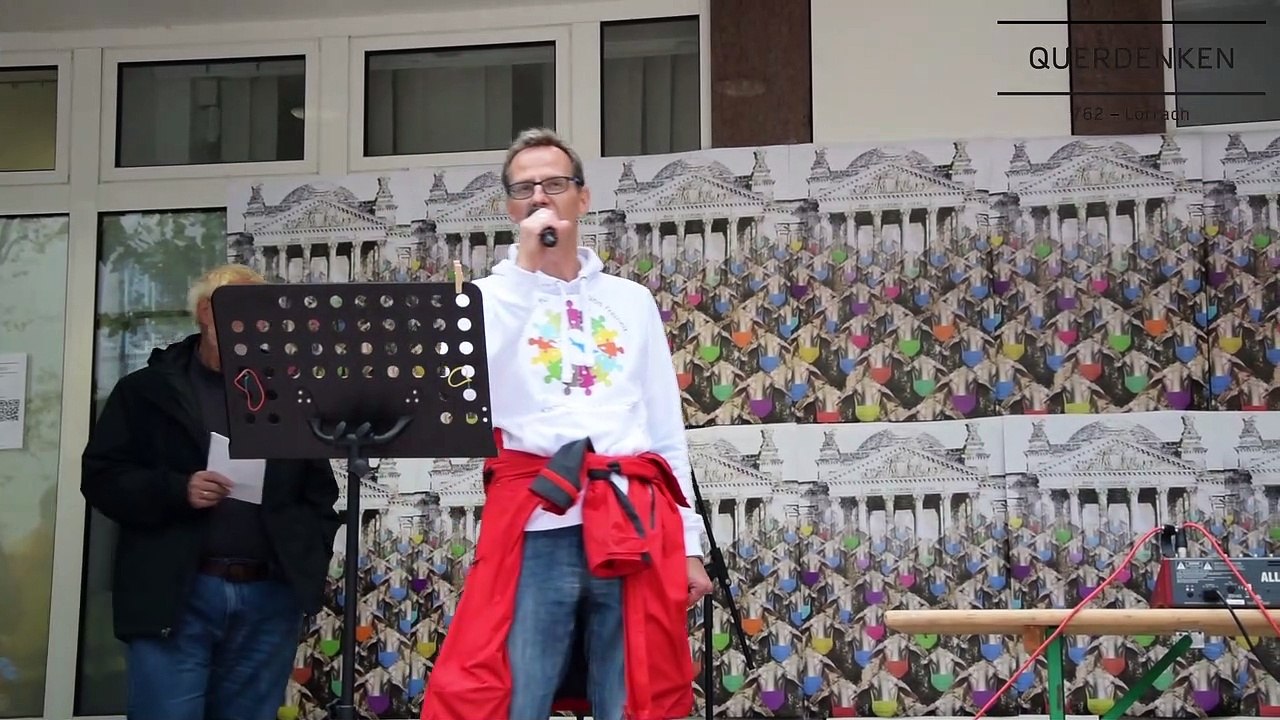 QUERDENKEN 762 Lörrach - 10 - Mathias Lange - Neuer Marktplatz 10.10.2020