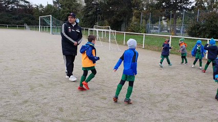 Plateau a mulhouse stade de l ill  u7  échauffement.