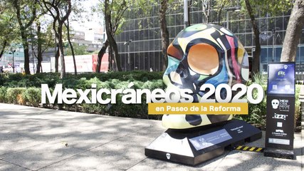 Mexicráneos 2020 en el Paseo de la Reforma