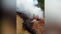 Incêndio ambiental consome grande área de vegetação no Conjunto Riviera