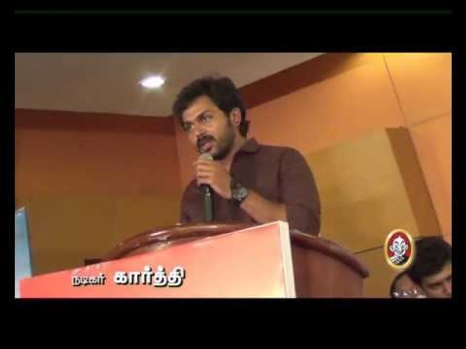 Karthi talks about Saguni  Ananda Vikatan