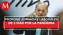 Carlos Slim propone elevar a 75 años la edad de jubilación