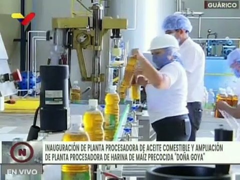 Inaugurada Planta Procesadora de aceite y ampliada Planta de harina de maíz en Guárico