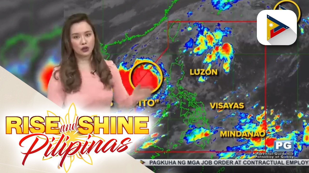 PTV INFO WEATHER: Bagyong #PepitoPH, inaasahang lalabas na ng PAR ngayong hapon o bukas ng umaga