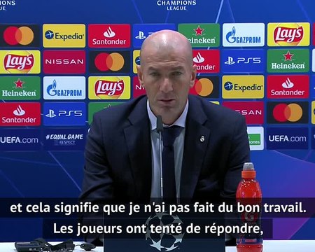 Groupe B - Zidane Je suis le seul responsable