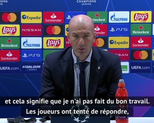 Groupe B - Zidane "Je suis le seul responsable"