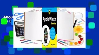 About For Books  Apple Watch for Dummies  Review