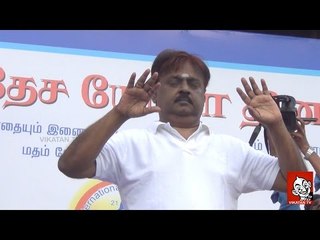 Vijayakanth performing Yoga | International Yoga Day